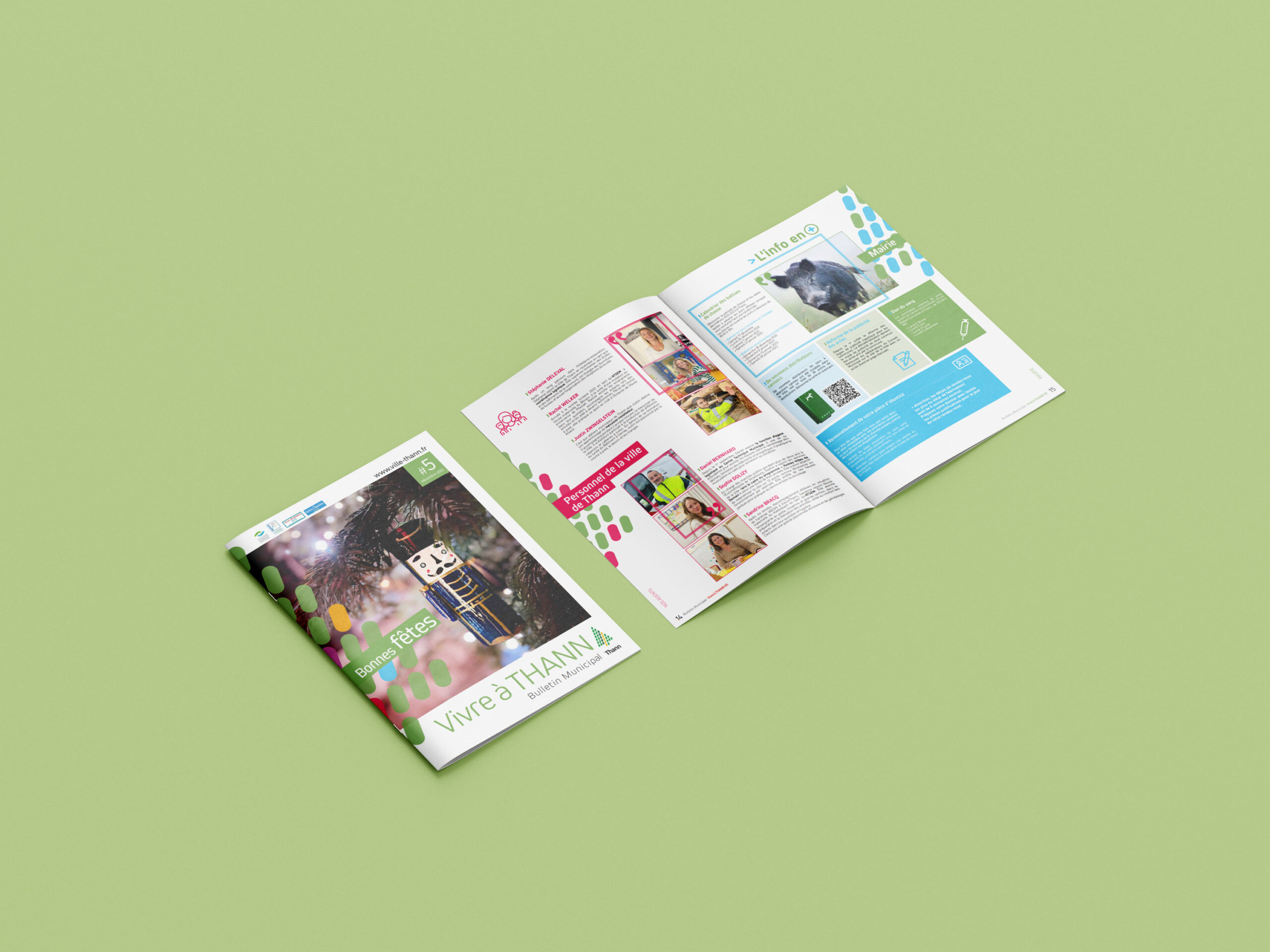 Magazine_Thann_Décembre_2022 Mockup du magazine de Thann de décembre 2022